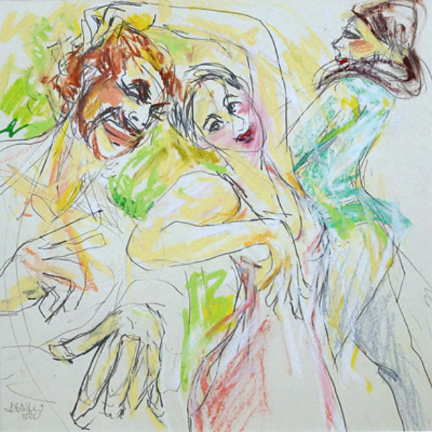 Ölpastell-Mischtechnik 5