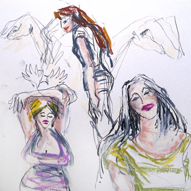 Ölpastell-Mischtechnik 8