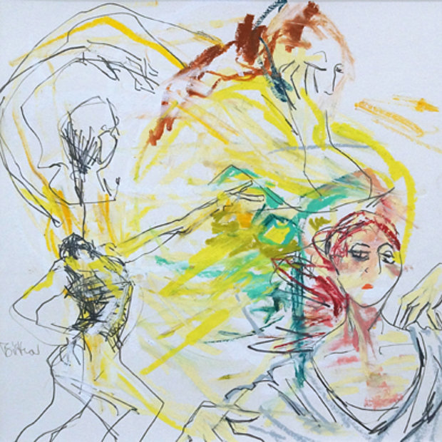 Ölpastell-Mischtechnik 6