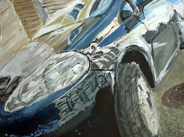 Mappenarbeit für Kunststudium